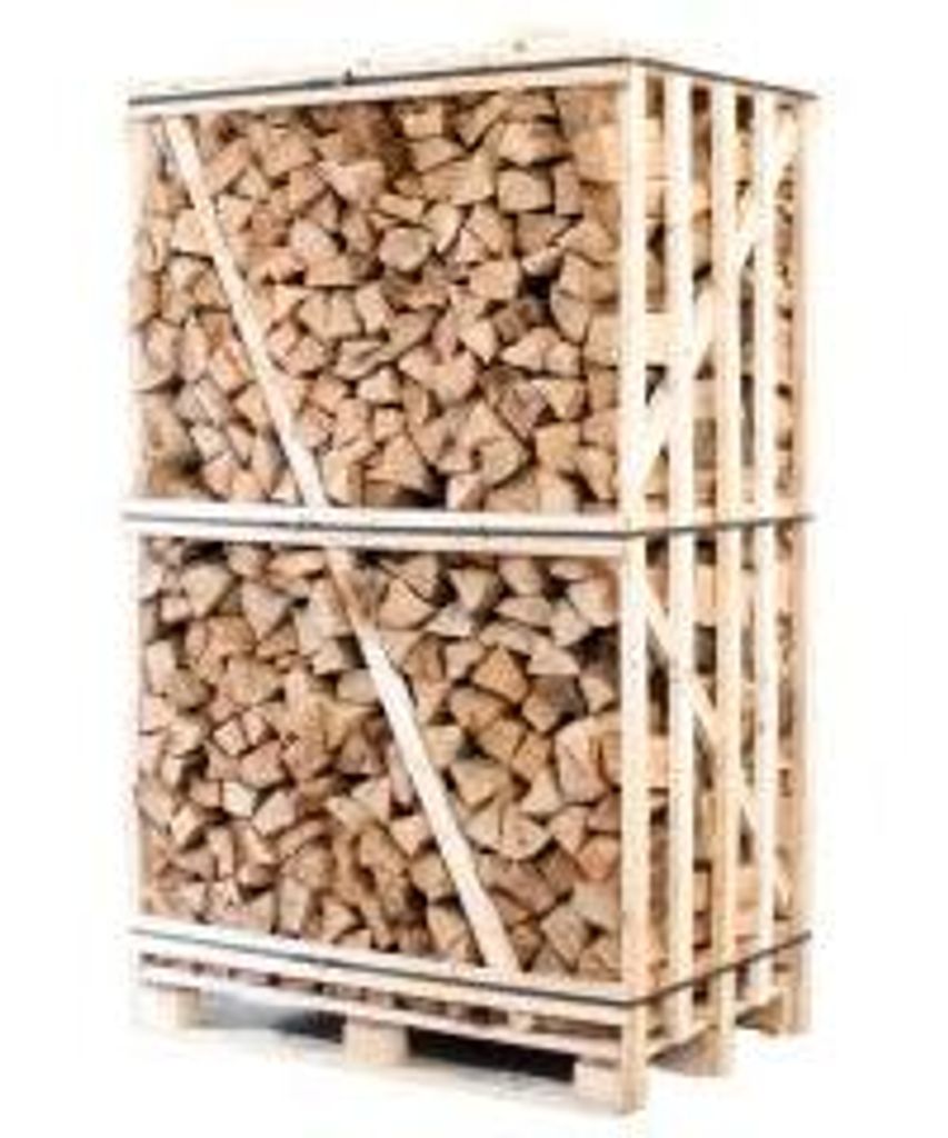 Palette Kammergetrocknetes gespalten Buchen Brennholz 25 cm Produktbild 