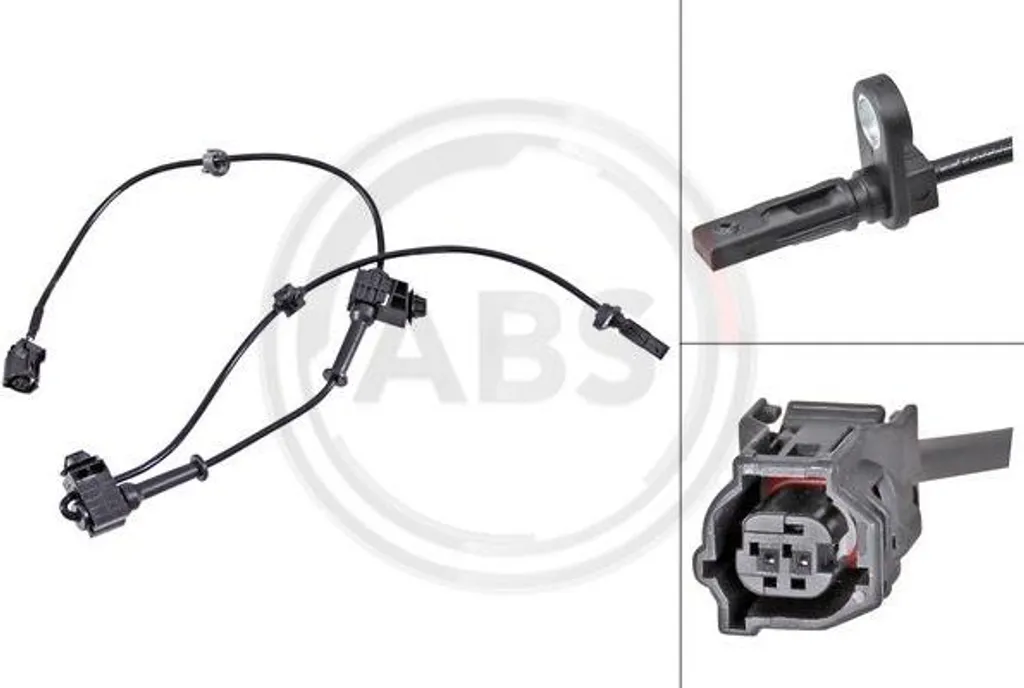 Capteur de vitesse de roue pour réparation ABS compatible OE B45A4370X 3
