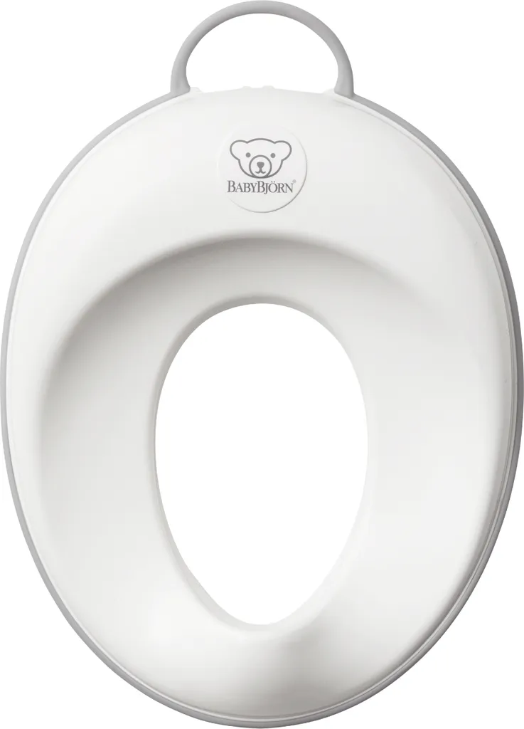 Réducteur de Toilette pour l'Apprentissage Bébé BabyBjorn Blanc Gris