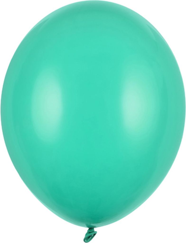 10 Stk. Luftballon Ø30cm "Uni Pastell" | Türkis