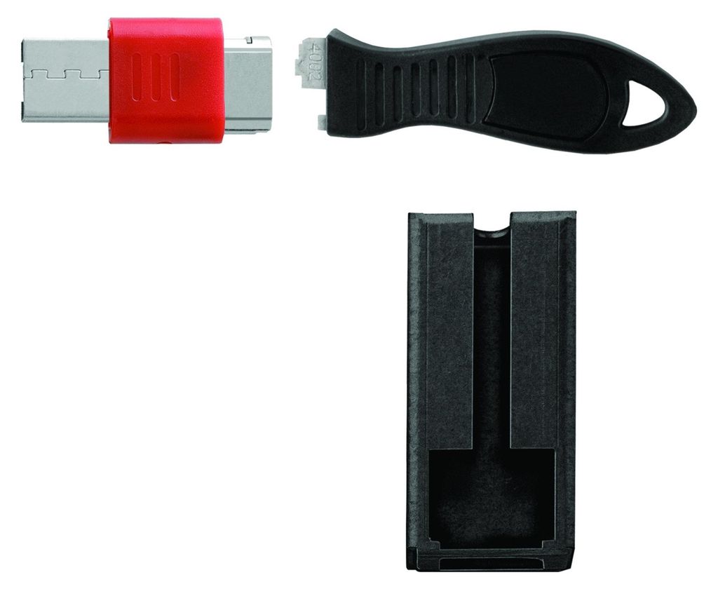 Kensington USB Port Lock with Cable Guard - Square - USB-Portblocker - Silber
