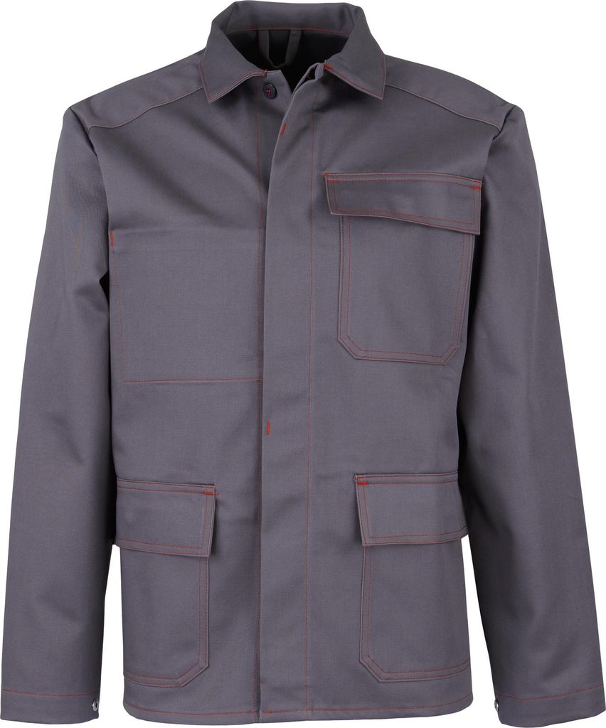 beb HANDWERK Herren Schweißerschutzjacke Baumwolle 350 Grau 50