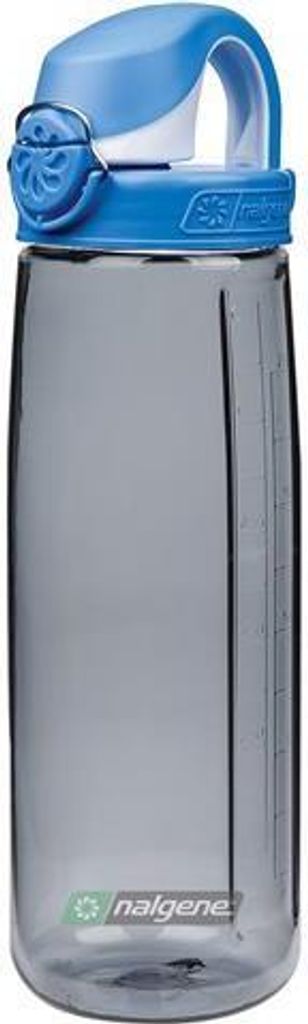 Nalgene Everyday OTF - 0,7 L, grau, Deckel blau-weiss Produktbild 