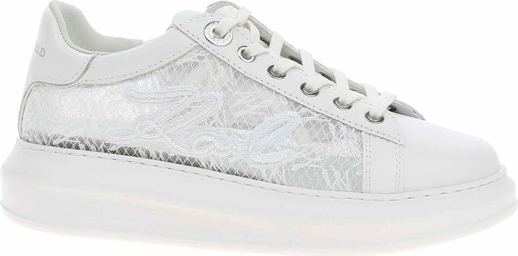 Damen Karl Lagerfeld KL62511F 41W Weiß Lthr-Textil 40