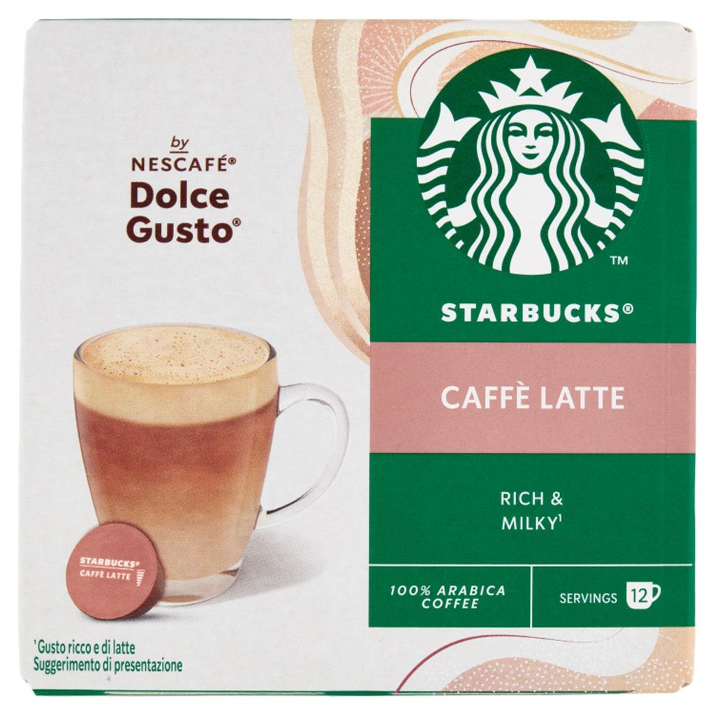 Kawa w kapsułkach Dolce Gusto Caffe Latte 121g - Starbucks Zdjęcie produktu 