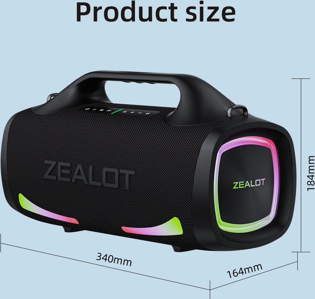 ZEALOT S79 Przenośny Głośnik 100W Bluetooth