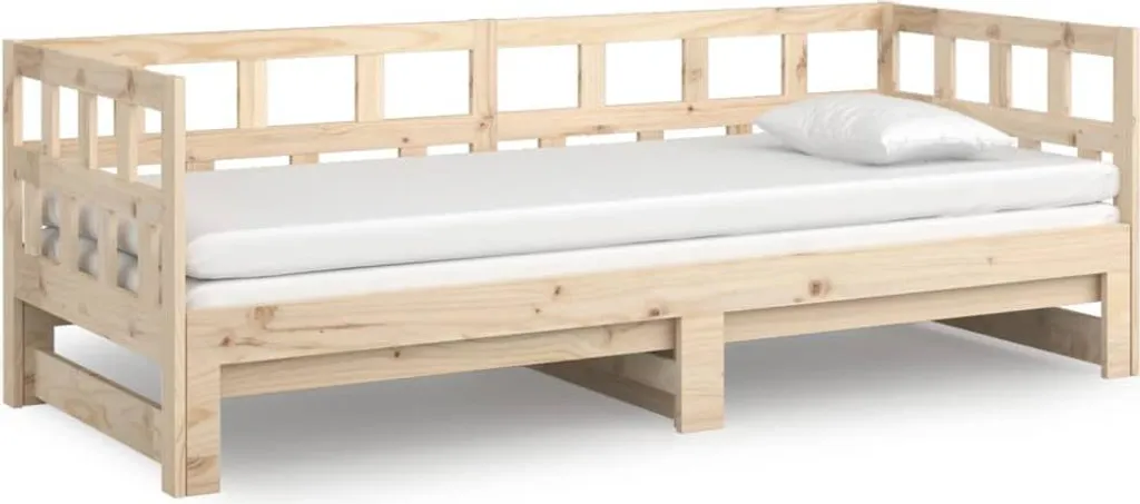 Lit de jour extensible en pin massif : la solution pour petits espaces