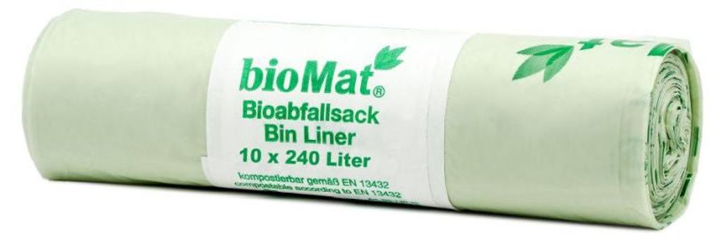 Biomat Compostable Container Bags 240L - 10 PCs.