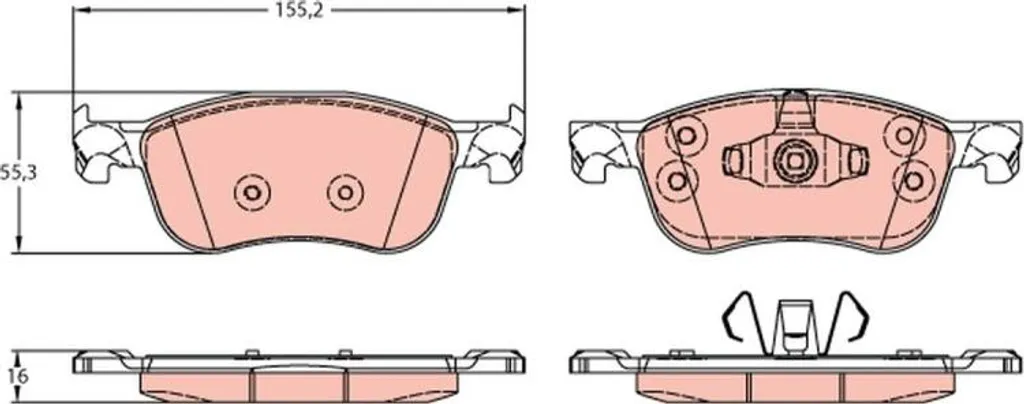 Plaquettes de Frein Avant Ford Fiesta 1.0 1.1 : Sécurité Routière et Ville