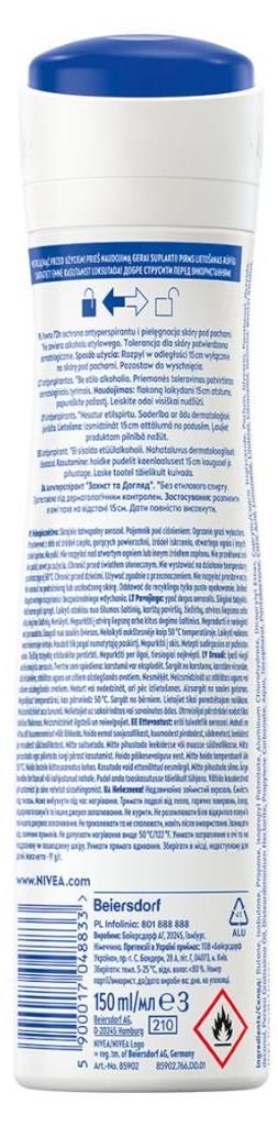 NIVEA Protect Care Antitranspirant-Spray 150 ml Produktbild 