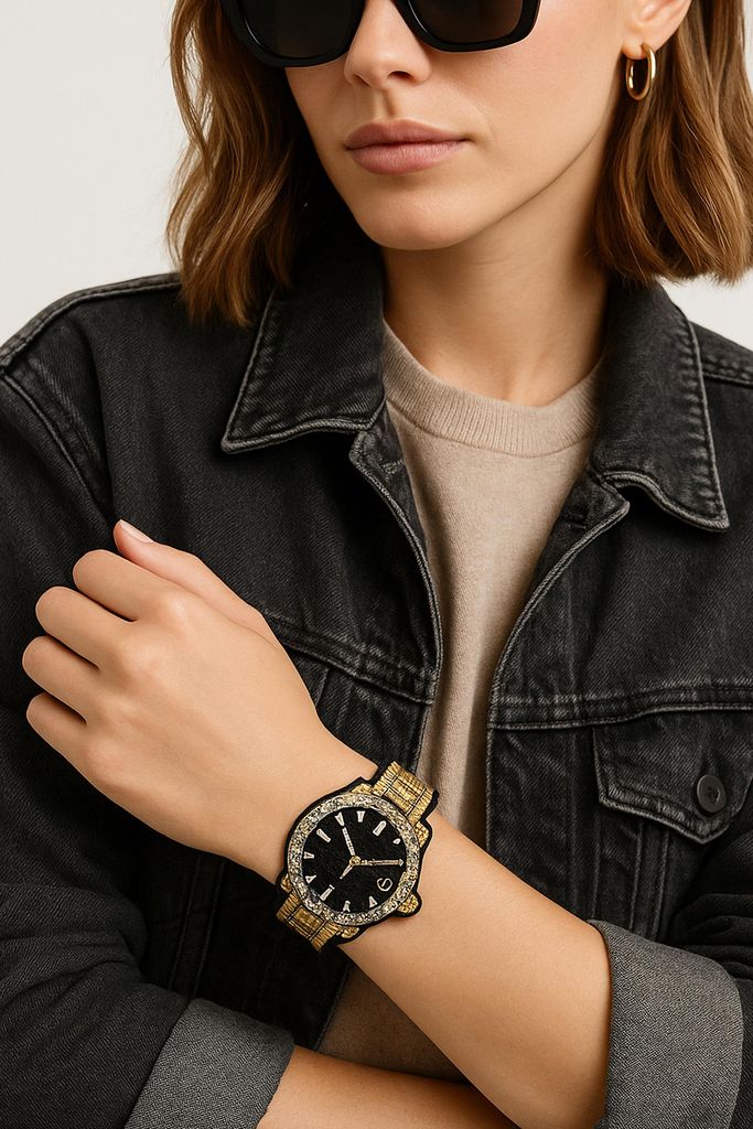 Armband Timeless im Uhr Design, Luxus Pur von collezione alessandro