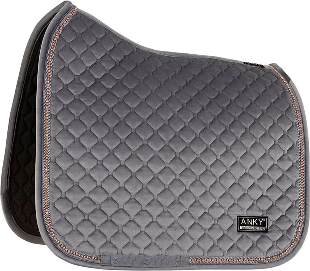 Tapis Dressage Anky Xb23002 Gris Full : fini les glissements de selle