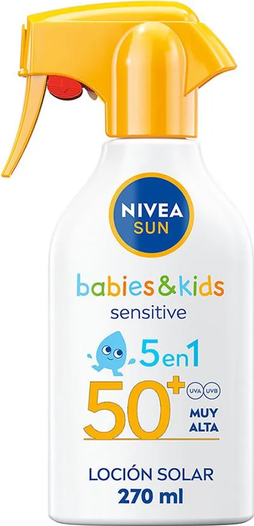 Nivea Sun Spray Protect & Sensitive Enfants SPF 50+ Format 270ml