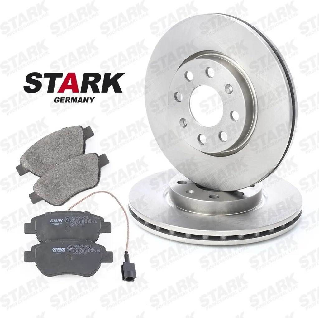 Kit freinage haute durabilité pour Punto - Disques et plaquettes STARK