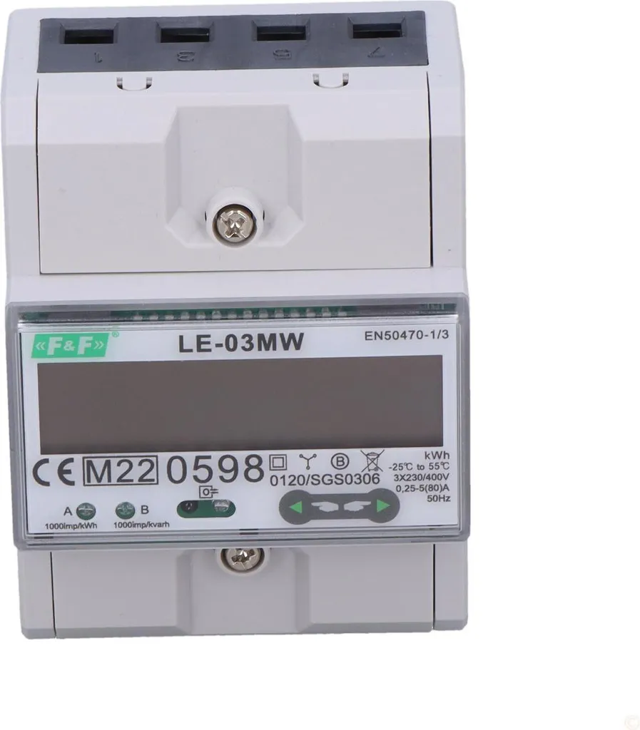 Compteur de sous-comptage triphasé certifié MID pour tableau électrique - 9