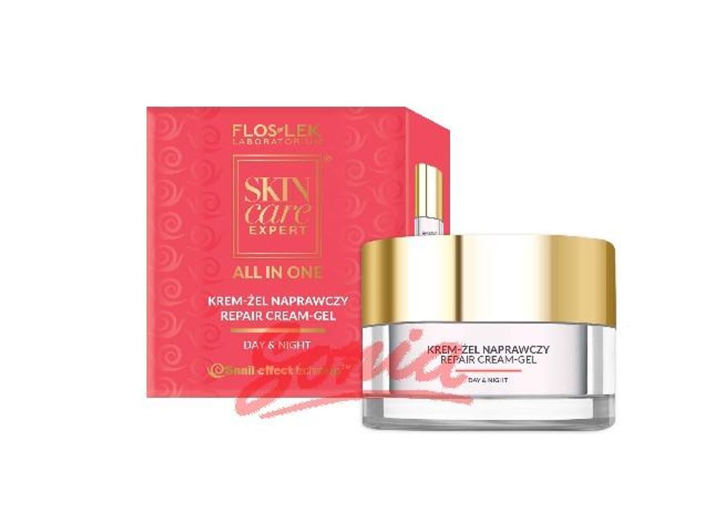 Floslek Snail Krem-żel naprawczy na dzień i na noc, 50 ml