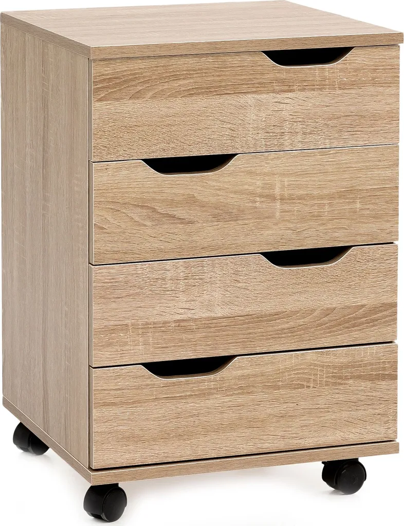 Petit caisson de rangement Sonoma pour bureau, armoire mobile WL5.931