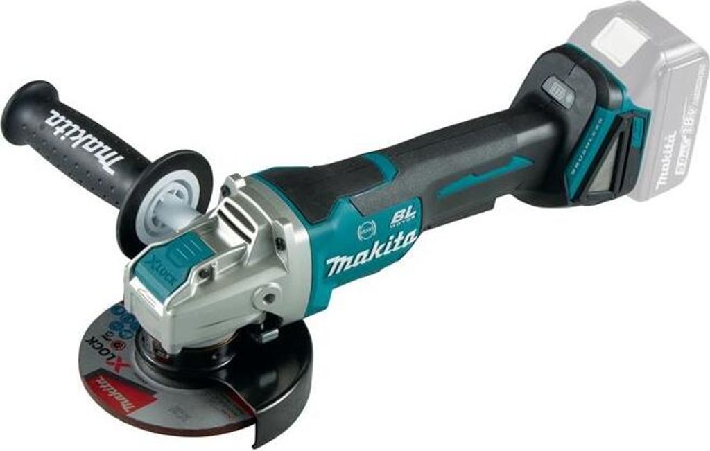 125 mm BL Schleifer Bremse + Totmann 18V X-Lock MAKITA ohne Produktbild 