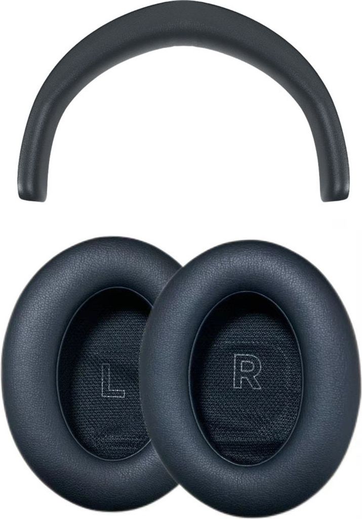 INF Ohrpolster und Kopfbügelkissen für Bose QC Ultra Schwarz