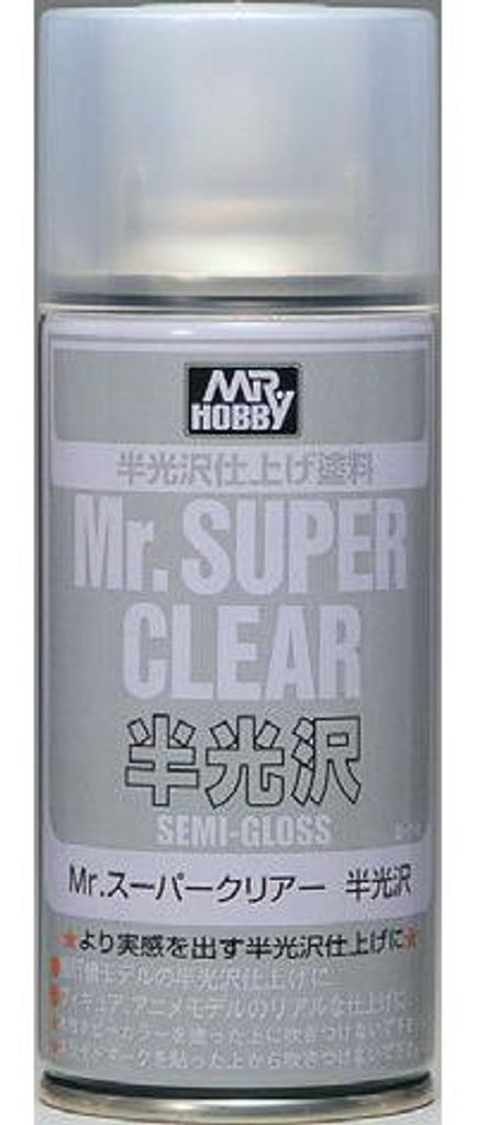 Mr Hobby - Gunze B-516 - Mr. Super Clear Semi-Gloss Spray Produktbild 