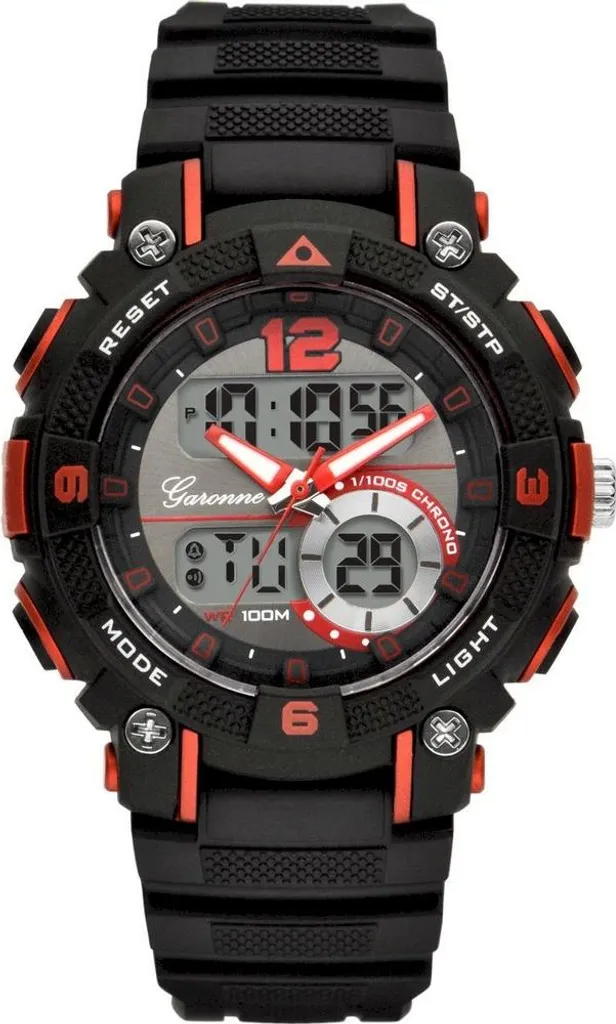 Garonne Montre File KQ28Q475 - Montre Homme Classique en Acier Argenté