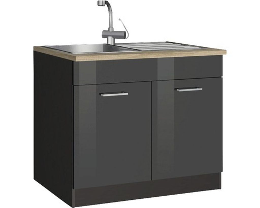 Held Möbel Spülenschrank Mailand BxTxH 100 x 60 x 85 cm Produktbild 