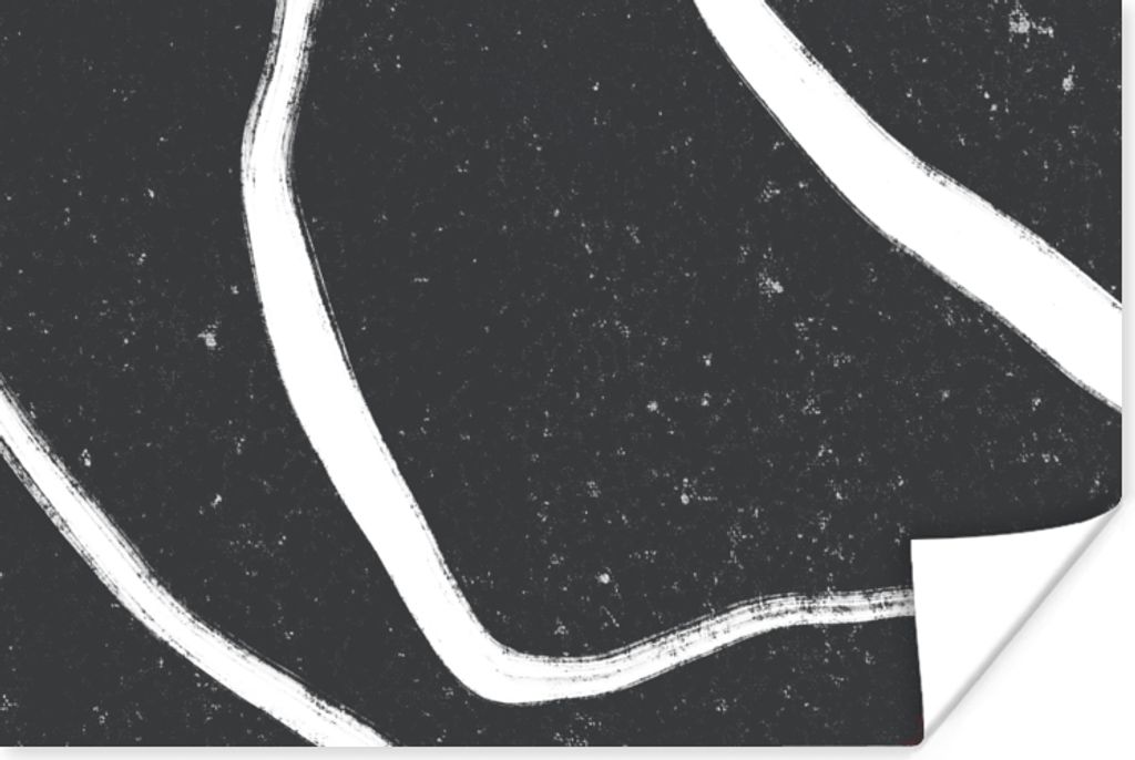 MuchoWow Poster Linie - Minimalismus - Gestaltung 180x120 cm - Fotoplakat