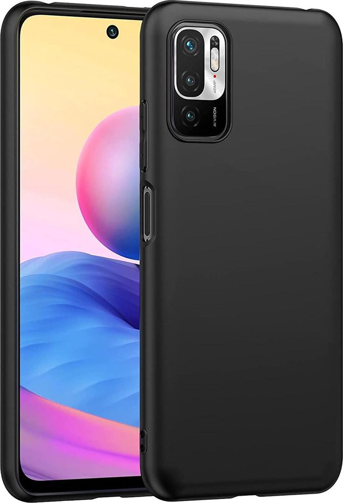 Silikon Hülle für Xiaomi Redmi Note 10 5G Schutzhülle Matt Produktbild 