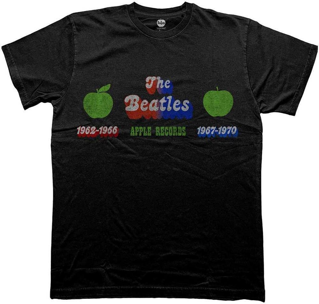 The Beatles - "Apple Years" T-Shirt für Herren/Damen Uni RO9941 (L) (Schwarz)