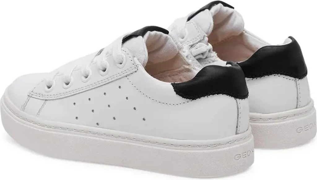 Équipement Padel Garçon Geox Blanc J45ECA Taille 31 pour Match et Entraînement - 3