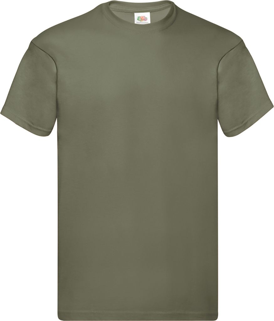 Screen Stars Fruit Of The Loom Original Herren T-Shirt, Kurzarm PC124 (XL) (Olivgrün)