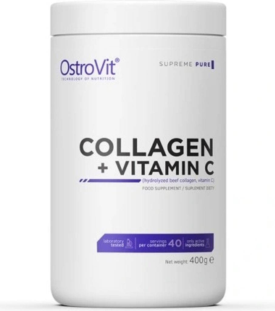 OstroVit Collagen + Vitamin C (400g) Natural - Eiweie - Produktbild 