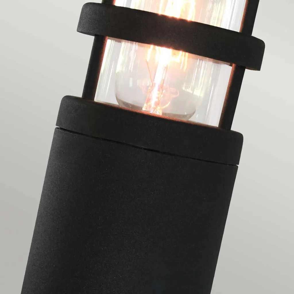 Borne extérieure étanche Hornbaek Elstead E27 60W noire finition mate - 3