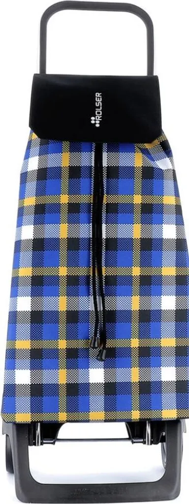 Poussette de Marché 2 Roues Rolser Jet Scottish Joy Bleue 40L