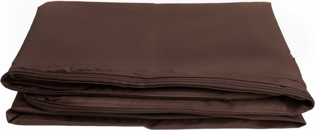 Brun Bezug für Palettenkissen 120×60×10 cm – Kissenhülle mit Reißverschluss für Palettensofa & Gartenlounge Terrasse