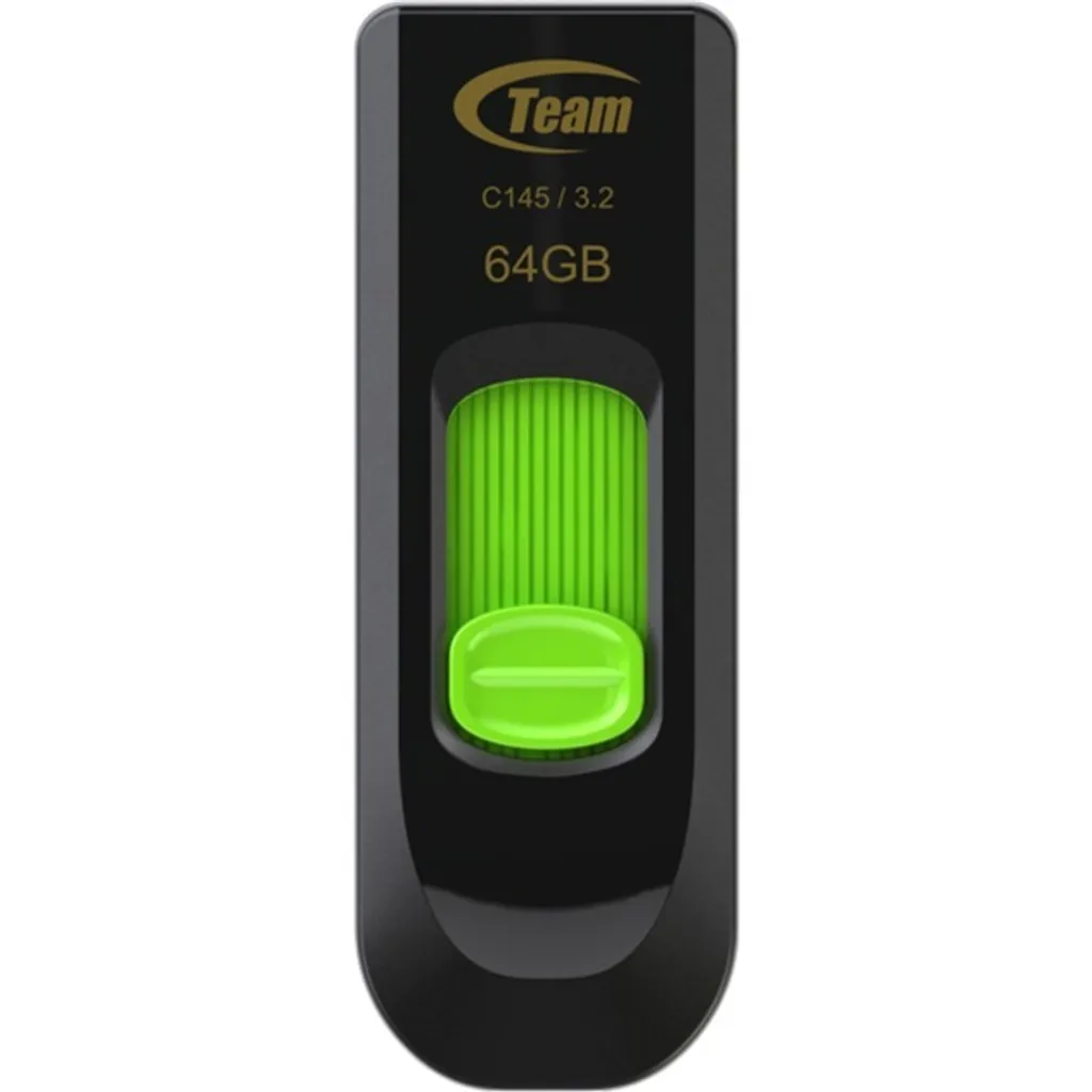 Team Group TC145364GG01 Team Group C145 64GB USB 3.0 (3.1 Gen 1) Tipo A Nero, Verde Unità flash USB