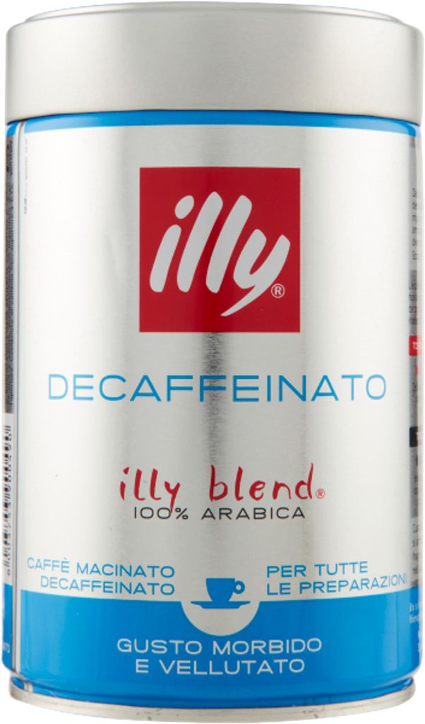 Café moulu décaféiné Illy, mélange espresso, 250 g Image du produit 