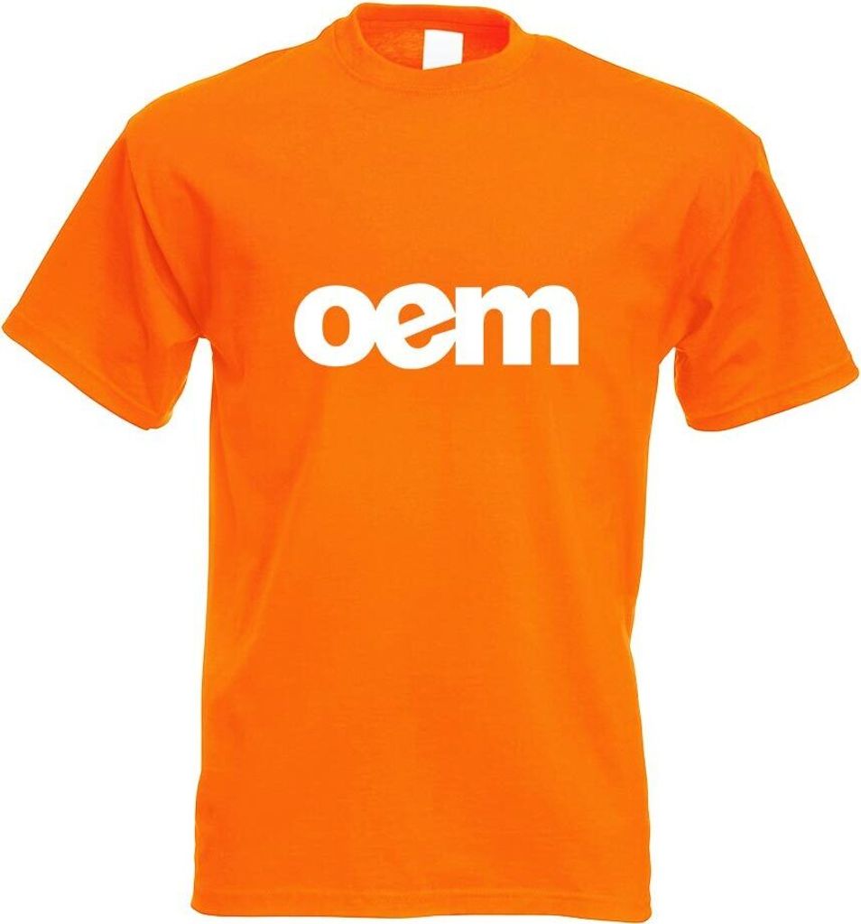 Kiwistar - T-Shirt - orange - OEM Motiv 2 Motiv Bedruckt Funshirt Design Print - mit Motiv Bedruckt - Funshirt Design - Sport - Freizeit - Herren -...