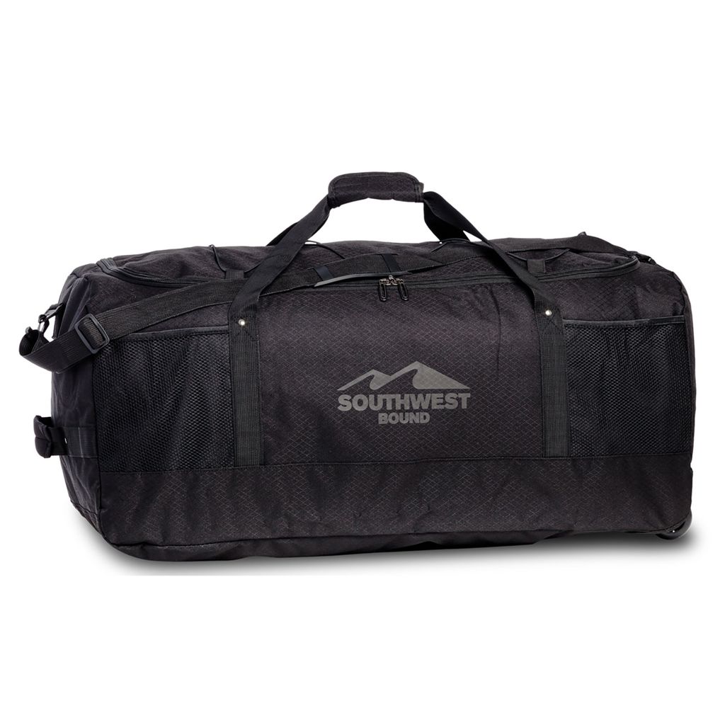 Southwest Bound Faltbare Rollenreisetasche: Schwarz