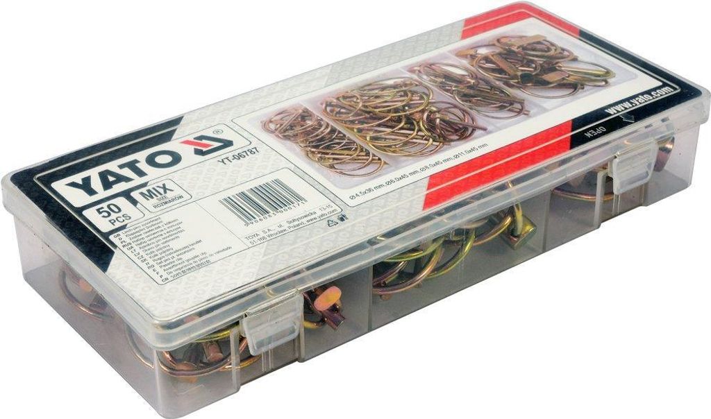 50 stuks YATO borgpen YT-06787, 1 kg Productafbeelding 