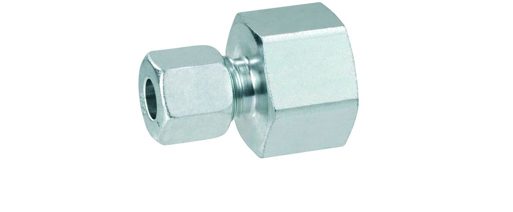 GOK Gerade Übergangverschraubung für Stahlrohre, Grösse:10 x 1/4