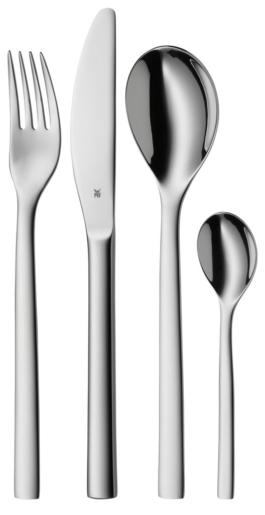 WMF Nuova Besteck-Set, 4-teilig 12.9111.6040, 210 g, 140 Produktbild 