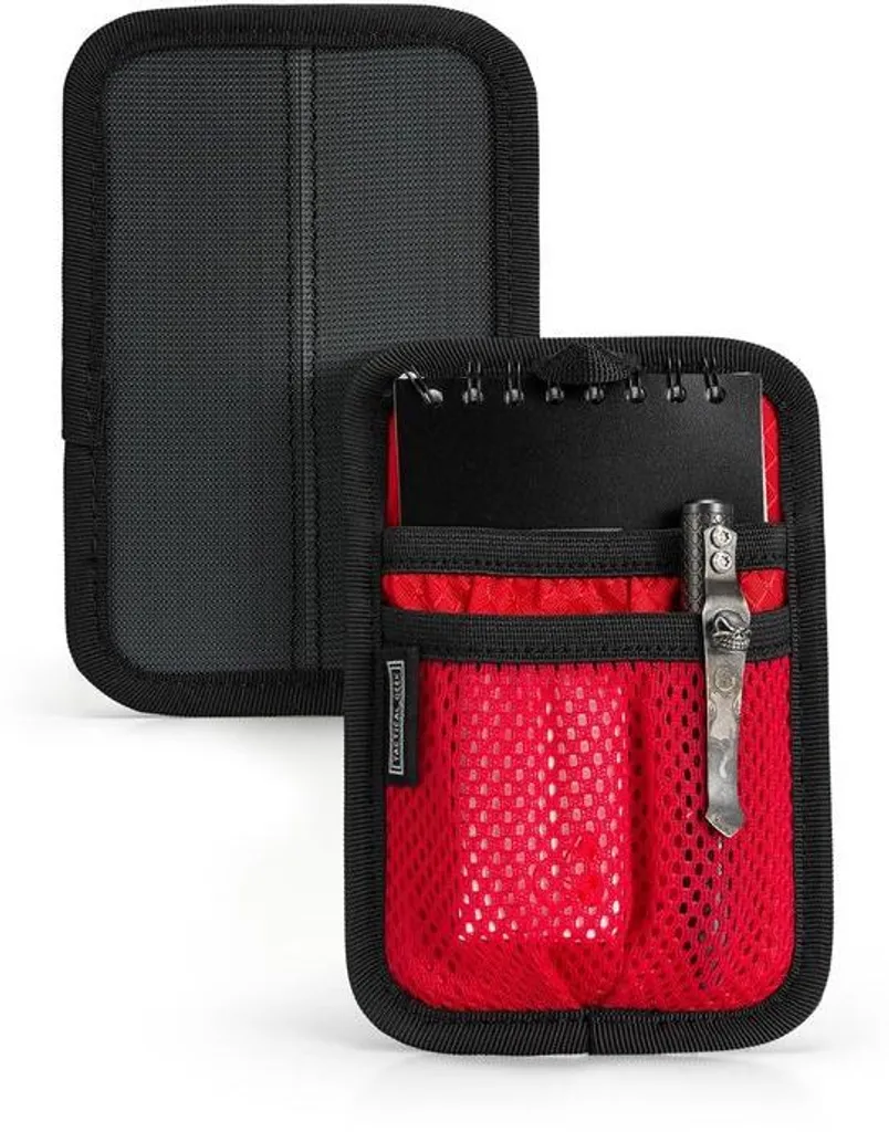 Fini le désordre : Panneau de rangement EDC rouge pour sac modulaire pro