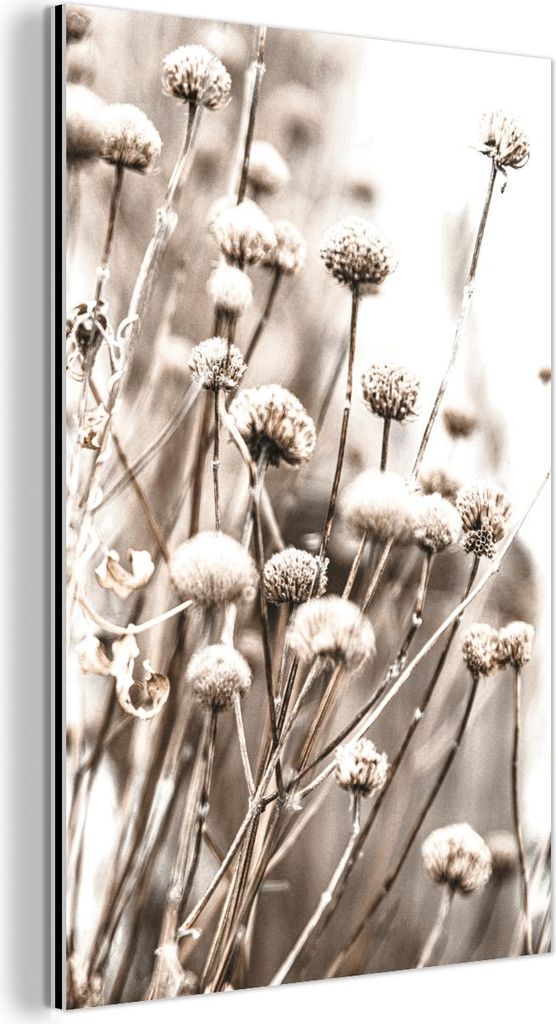 MuchoWow Wanddekoration Metall Metallbild Wandkunst 100x150 cm Blumen - Pflanzen - Stillleben - Natur MuchoWow Aluminium Gemälde - Bild