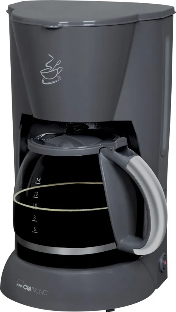 Clatronic KA 3473 Machine à café filtre blanche compacte pour 12 tasses - 13