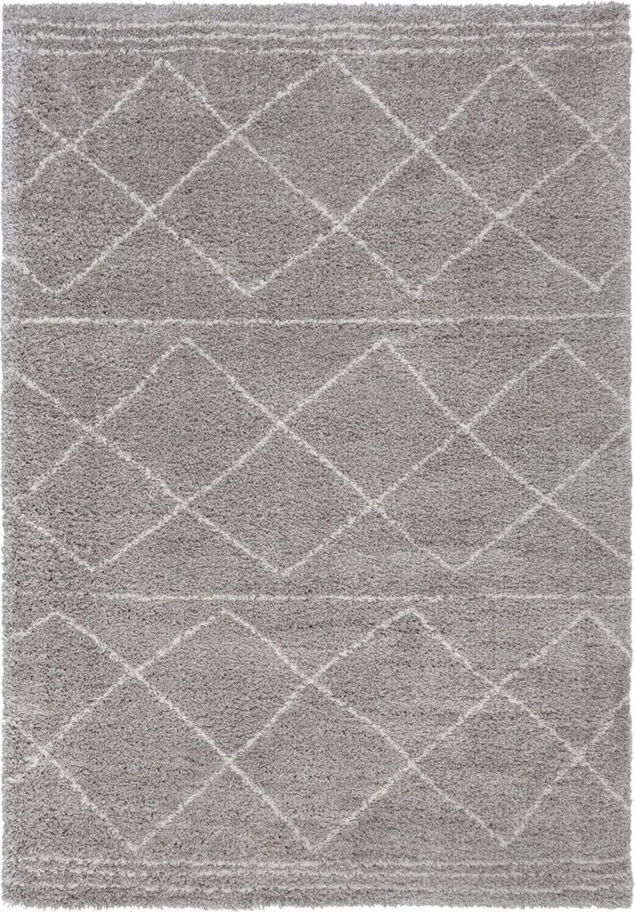 KADIMA DESIGN SENEGAL DAKARI 160 x 230 Grau Farbe Rechteckig Indoor Teppich
