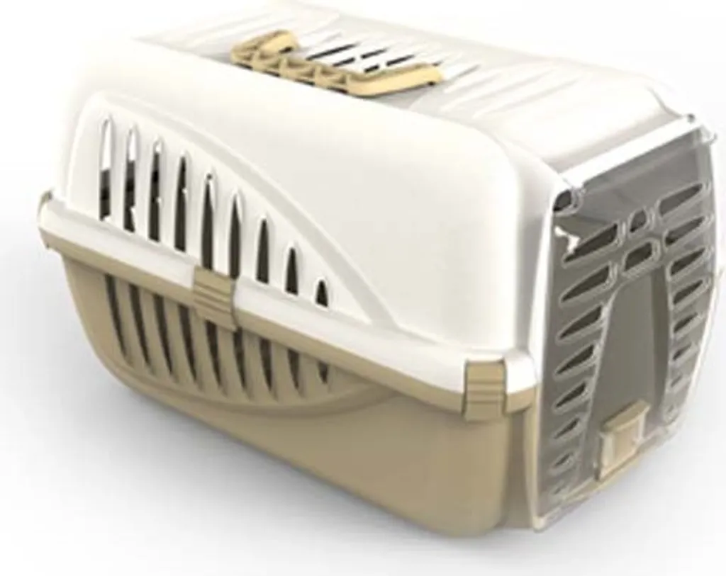 Bac de transport chat robuste 50x33x31cm avec aération optimale