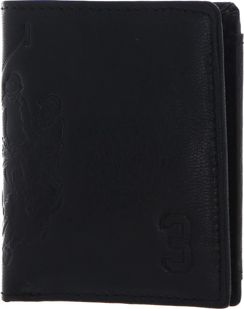 Portefeuille cuir noir avec porte-monnaie U.S. POLO ASSN. Es Wallet luxe