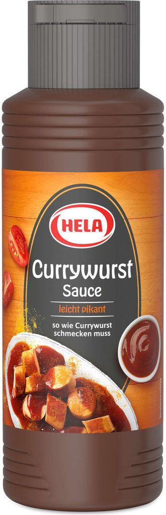 Hela Currysauce Currywurst Sauce leicht pikant 300 ml Produktbild 