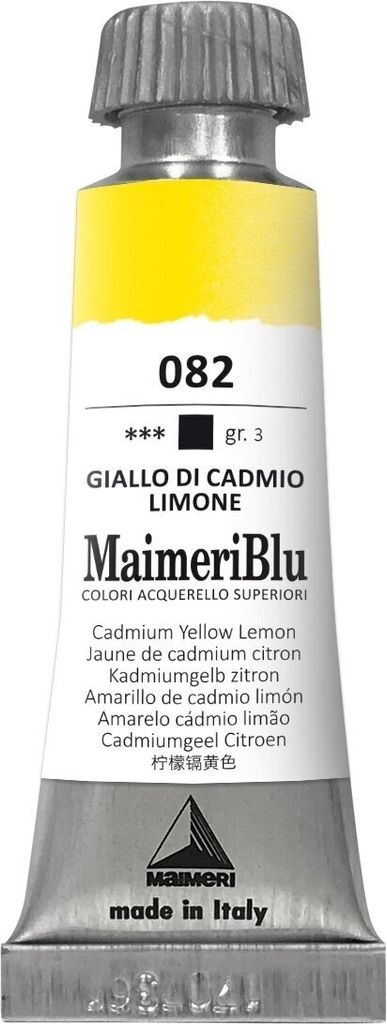 Maimeri Blu Aquarellfarbe Cadmium Yellow Lemon 082 12 ml 1 stk